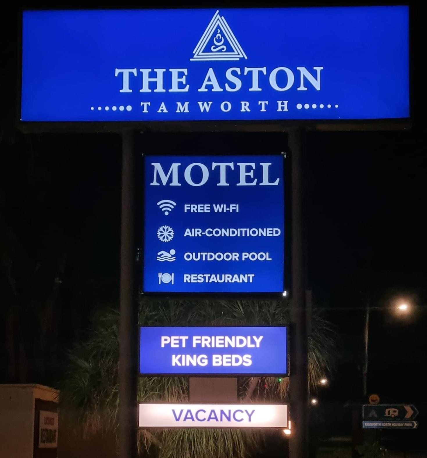 The Aston Motel Tamworth Exterior foto